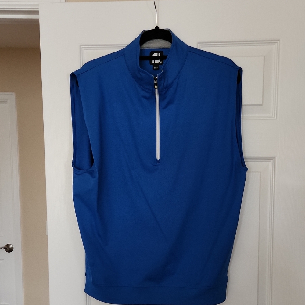 FootJoy Men's Blue Sleeveless Pullover